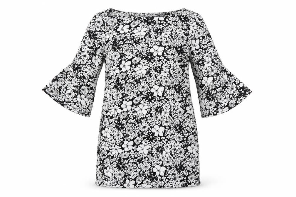 Marina Kaneva Womens Black Floral  Bodycon  Size 12