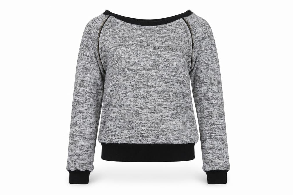 Front view of Select women’s grey jumper, size S