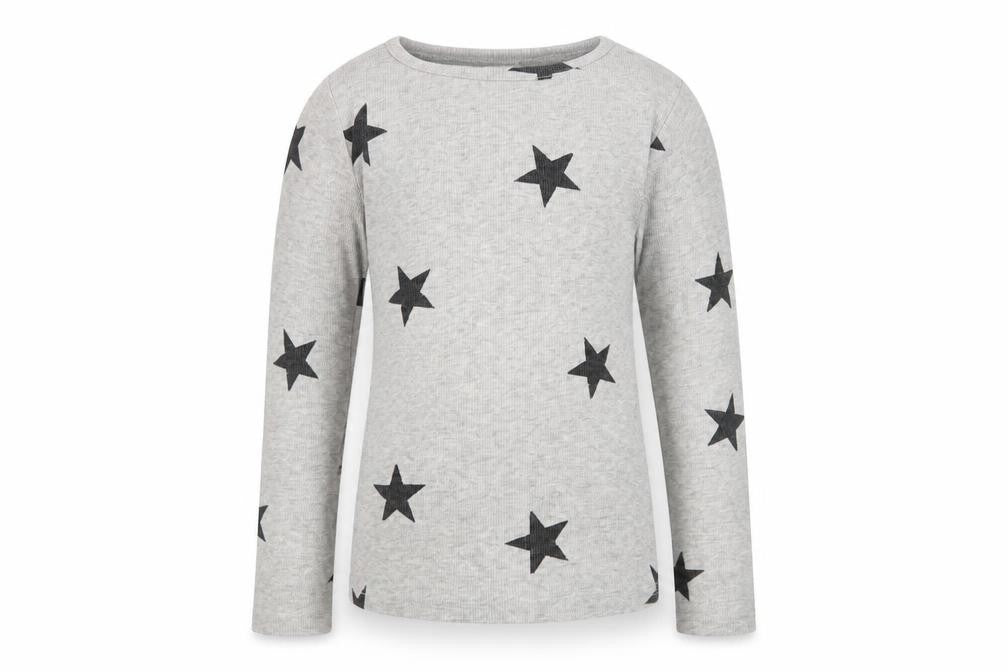Front view of Next boys’ grey basic t-shirt, size 4, years