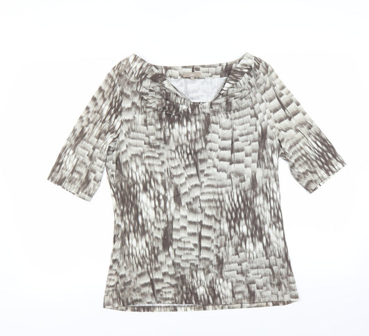 Soon Womens Grey   Basic Blouse Size 14