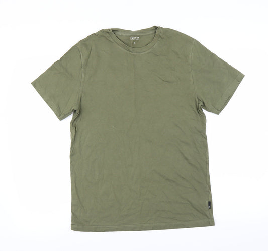 Burton Mens Green    T-Shirt Size S