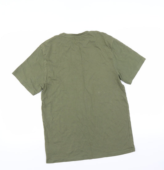 Burton Mens Green    T-Shirt Size S