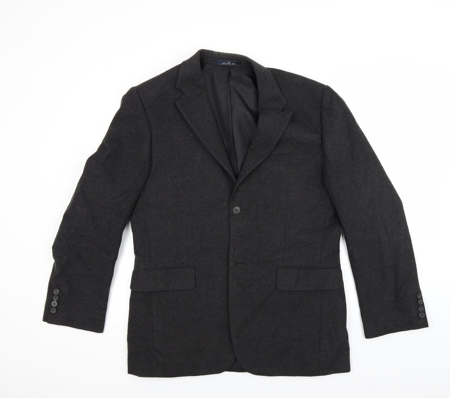 Atlantic Bay Mens Grey   Jacket Blazer Size 40