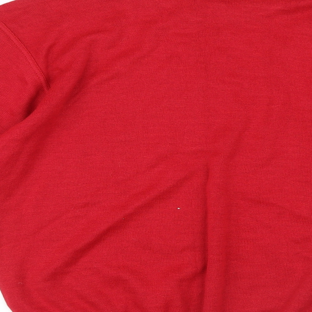 Westbury Womens Red  Knit Pullover Jumper Size S