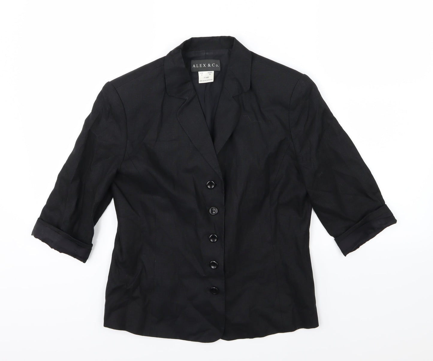 Alex & Co Womens Black   Jacket Blazer Size 8