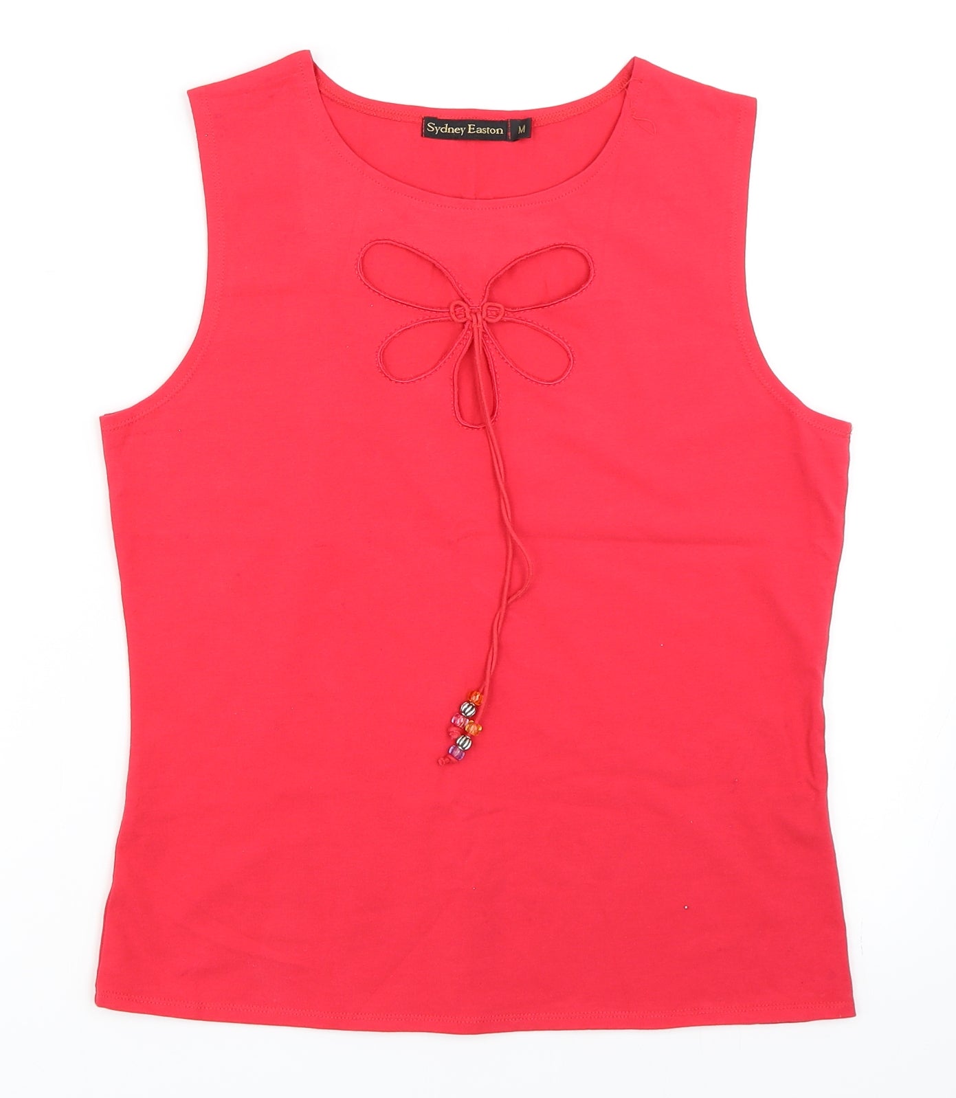 Sydney Easton Womens Pink   Basic Tank Size M