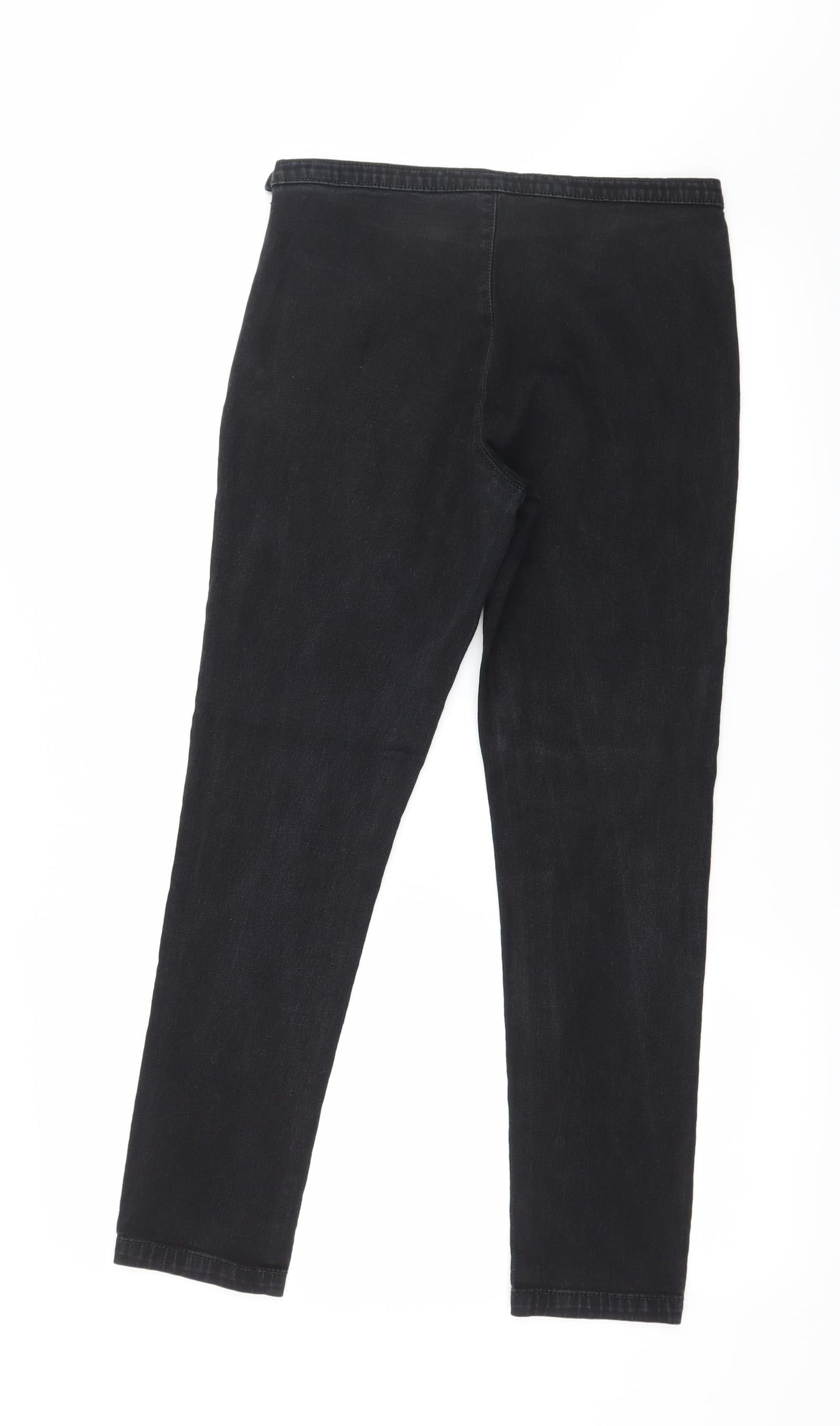 Preworn Womens Black  Denim Jegging Jeans Size 30 in L26 in
