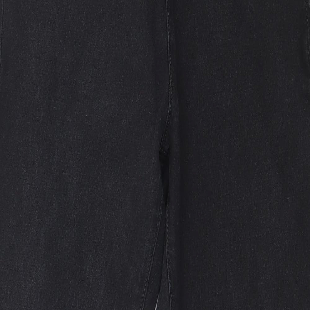 Preworn Womens Black  Denim Jegging Jeans Size 30 in L26 in