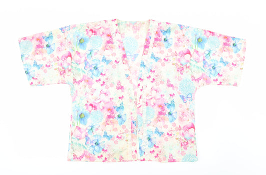 Matalan Girls Multicoloured Floral  Kimono Blouse Size 12 Years