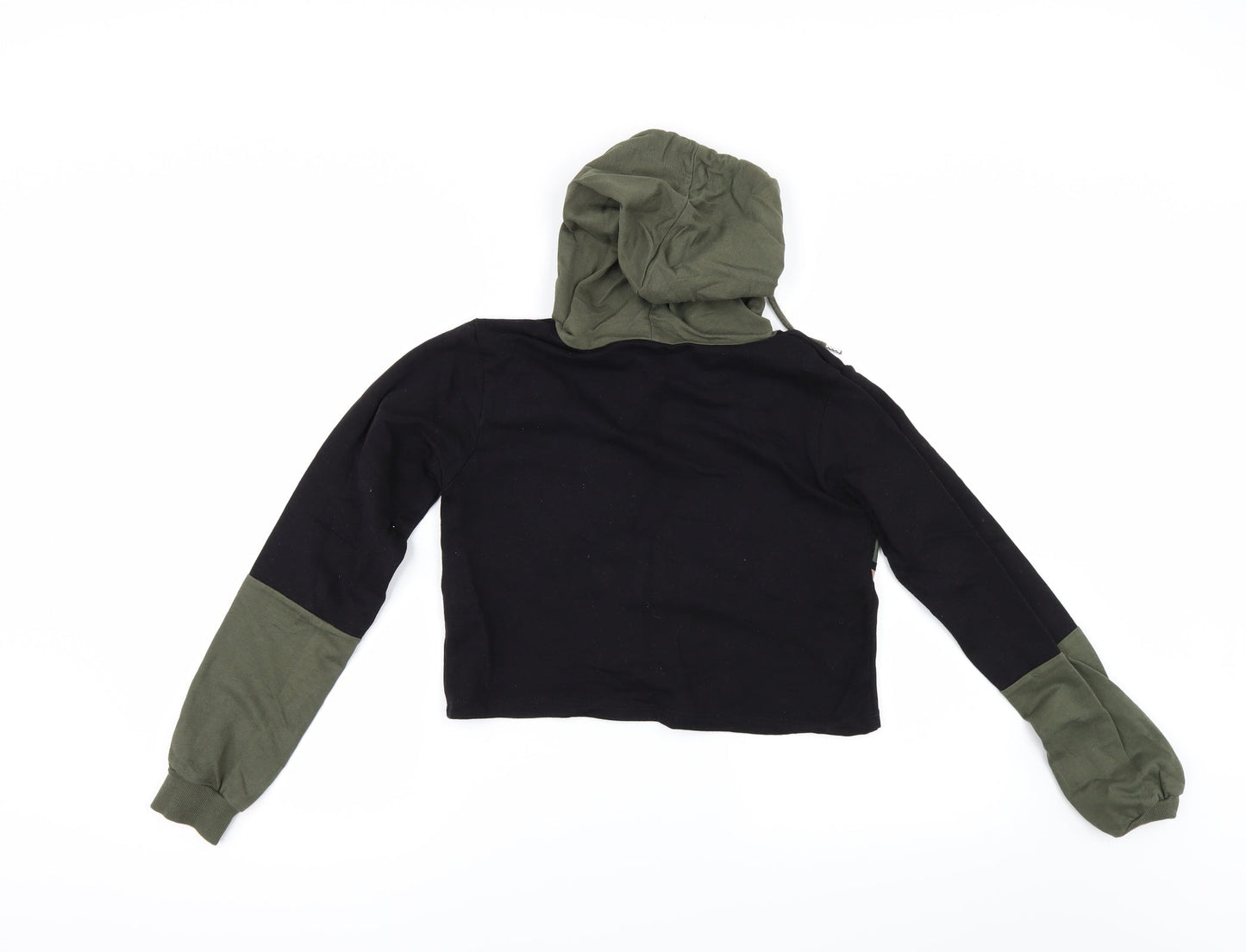 Select Womens Black   Full Zip Hoodie Size 6