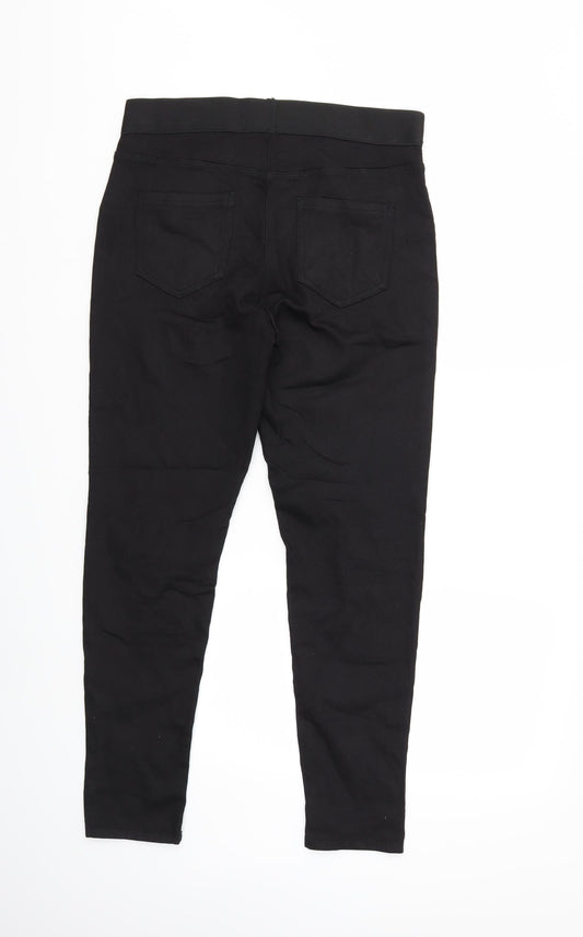 George Womens Black  Denim Skinny Jeans Size 10 L28 in