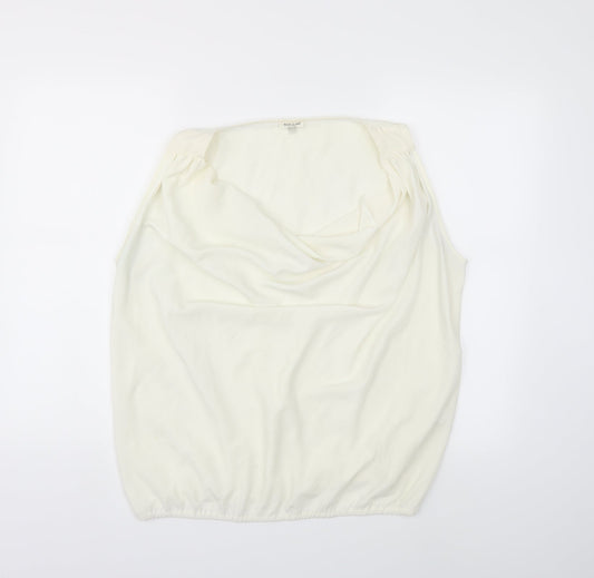 River Island Womens Ivory   Basic Blouse Size 16