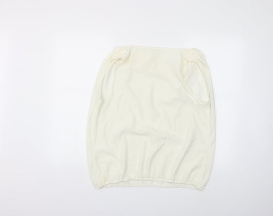 River Island Womens Ivory   Basic Blouse Size 16