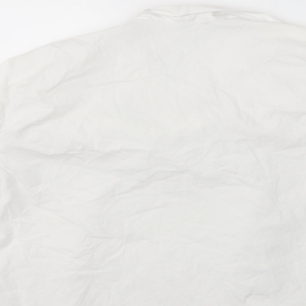 Boohoo Womens White   Basic Blouse Size XL