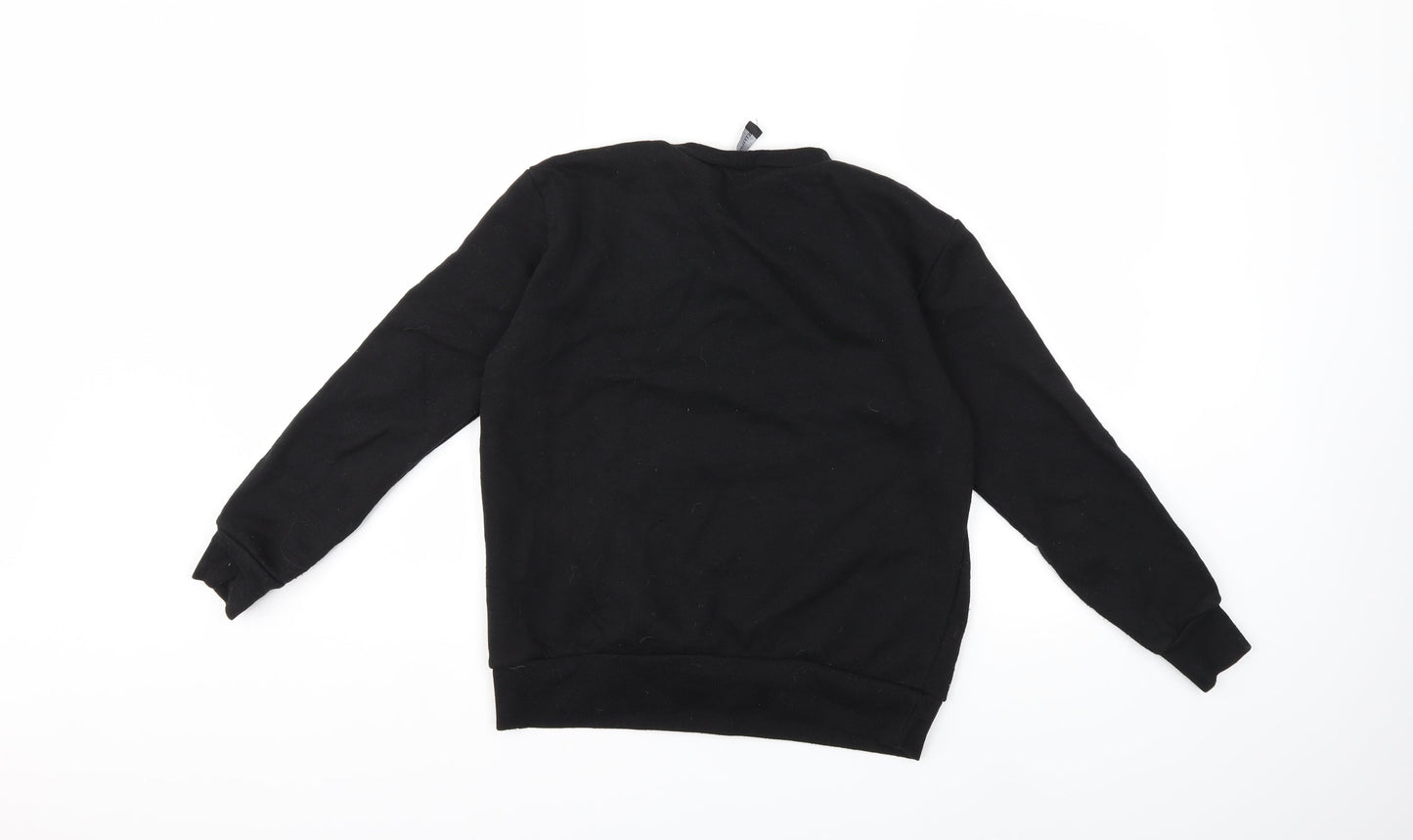 PRETTYLITTLETHING Womens Black   Pullover Sweatshirt Size S