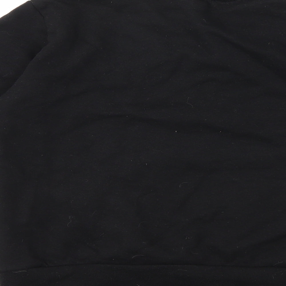PRETTYLITTLETHING Womens Black   Pullover Sweatshirt Size S