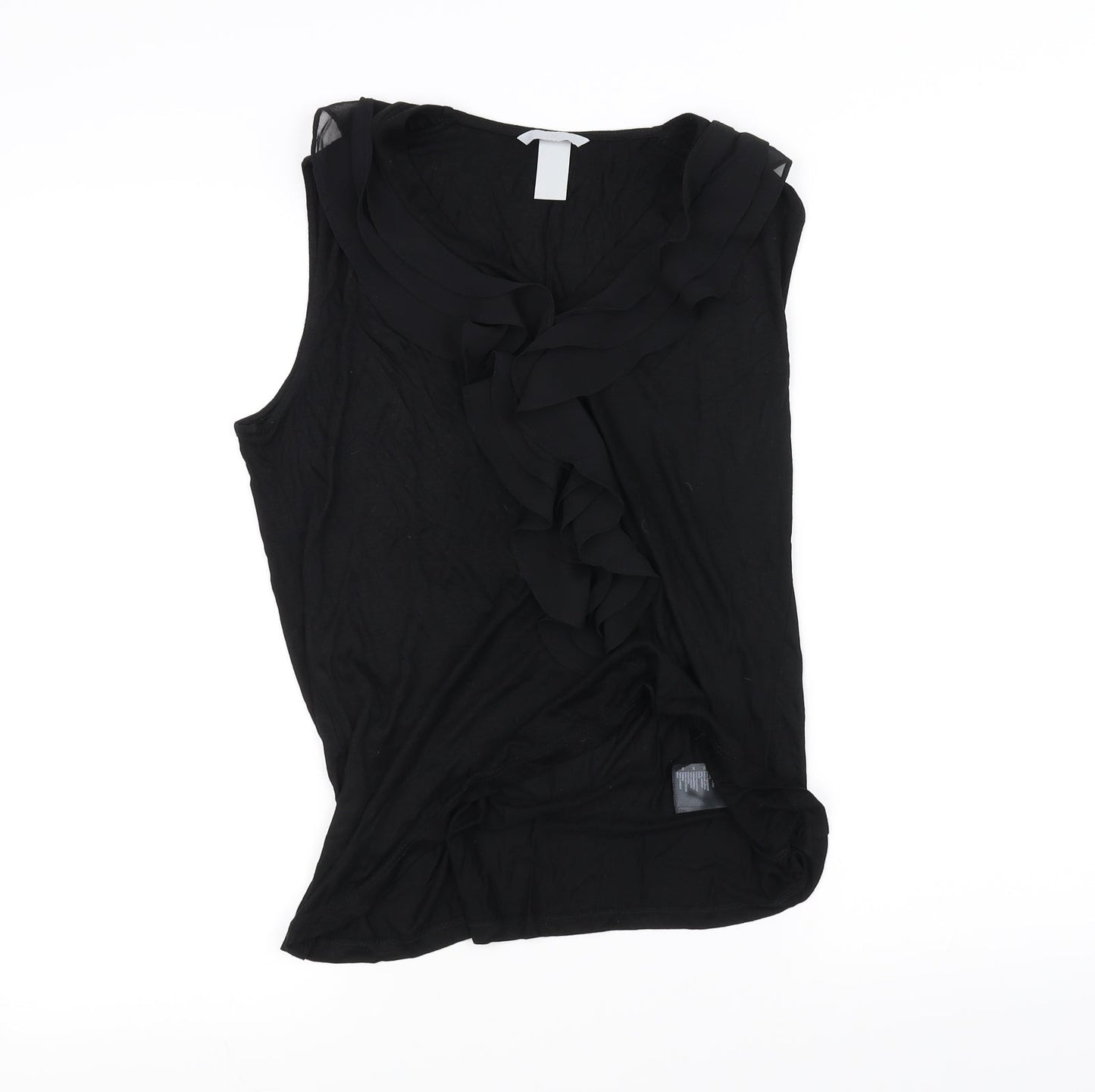 H&M Womens Black   Basic Blouse Size M