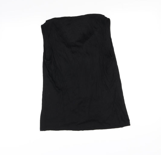 H&M Womens Black   Basic Blouse Size M