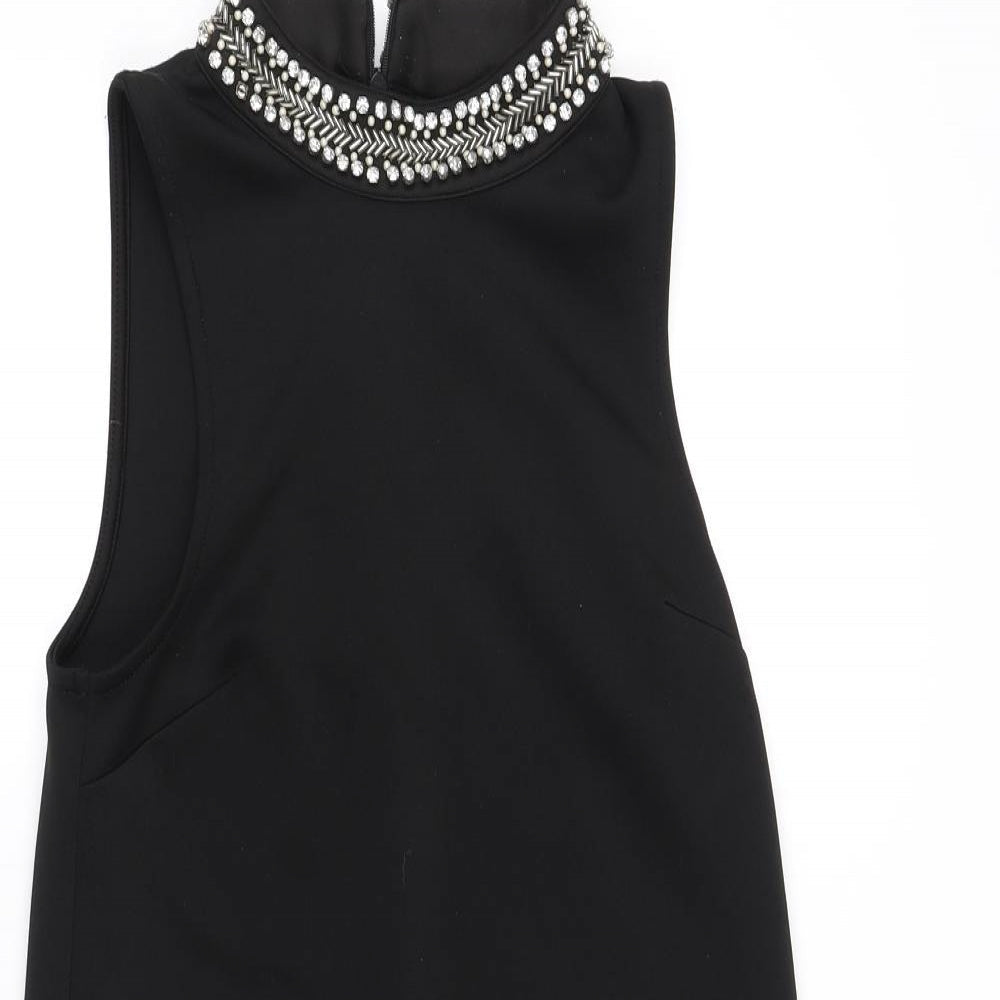 Topshop Womens Black   Fit & Flare  Size 8