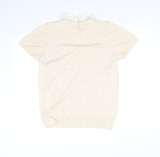 m&s Womens Beige   Pullover Jumper Size 16