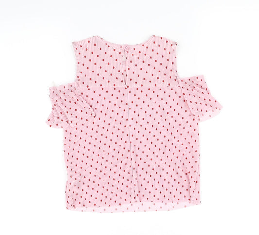 Primark Girls Pink   Basic Blouse Size 6-7 Years