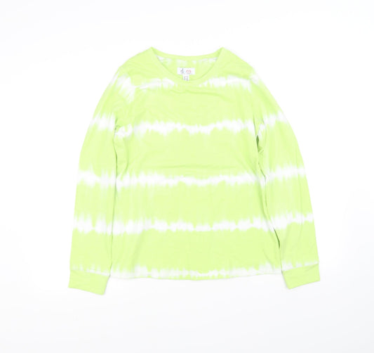 d&co Womens Green   Pullover Jumper Size XS