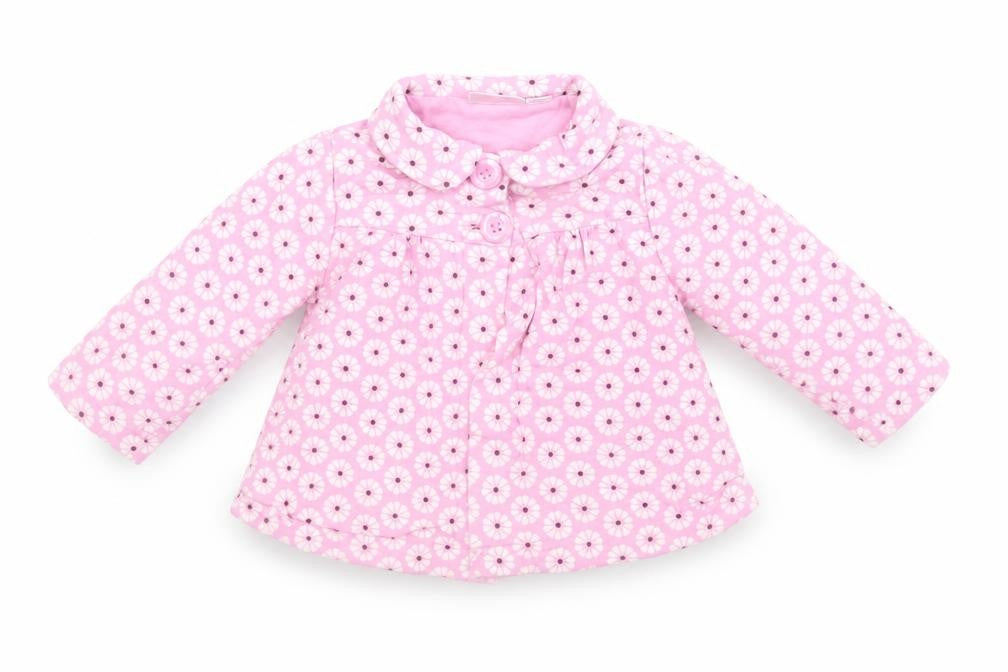 Front view of maggie zoe Pink Jacket, size 3-6, Months