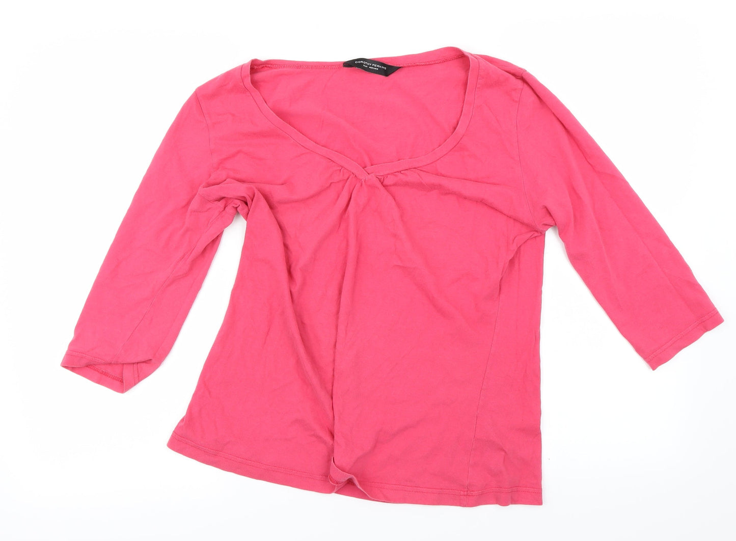 Dorothy Perkins Womens Pink   Basic T-Shirt Size 16