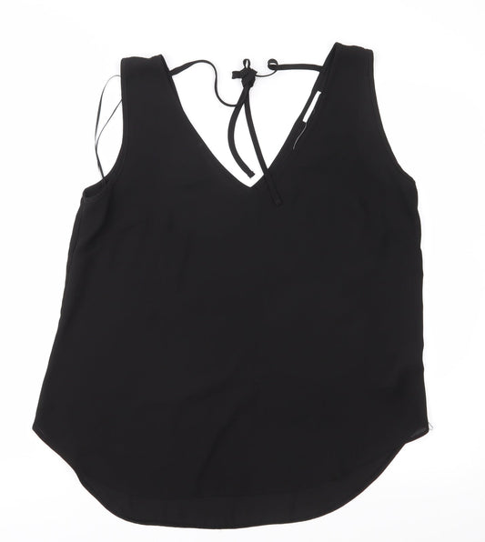 Preworn Womens Black   Basic Blouse Size 12