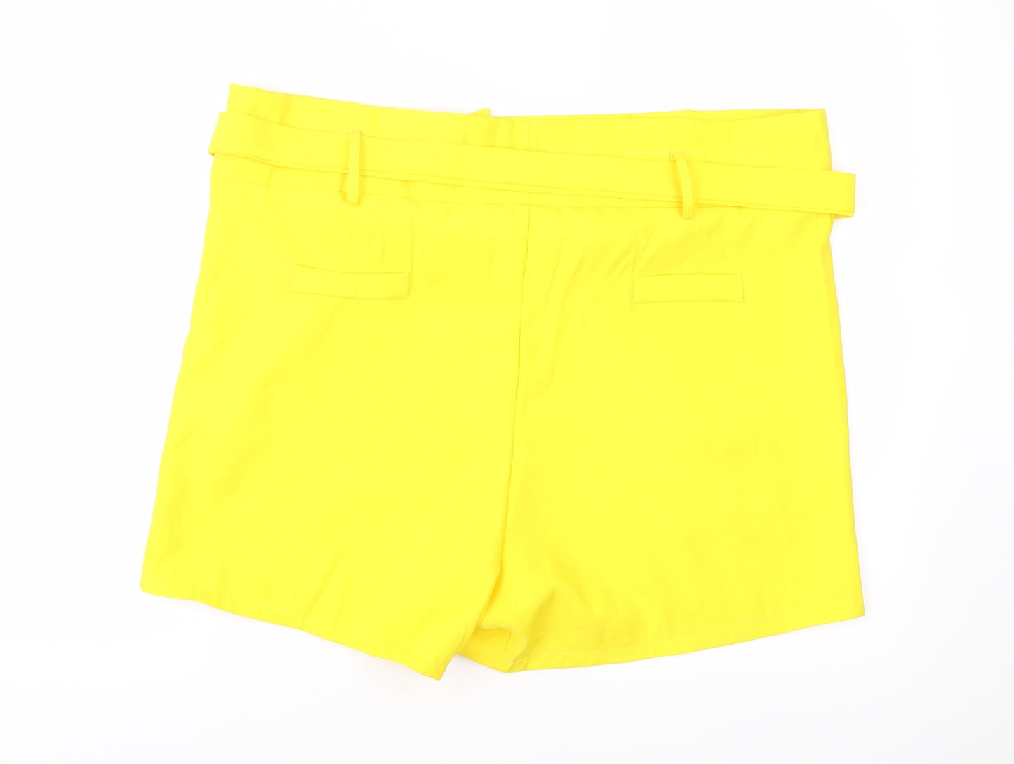 Preworn Womens Yellow   Mom Shorts Size XL
