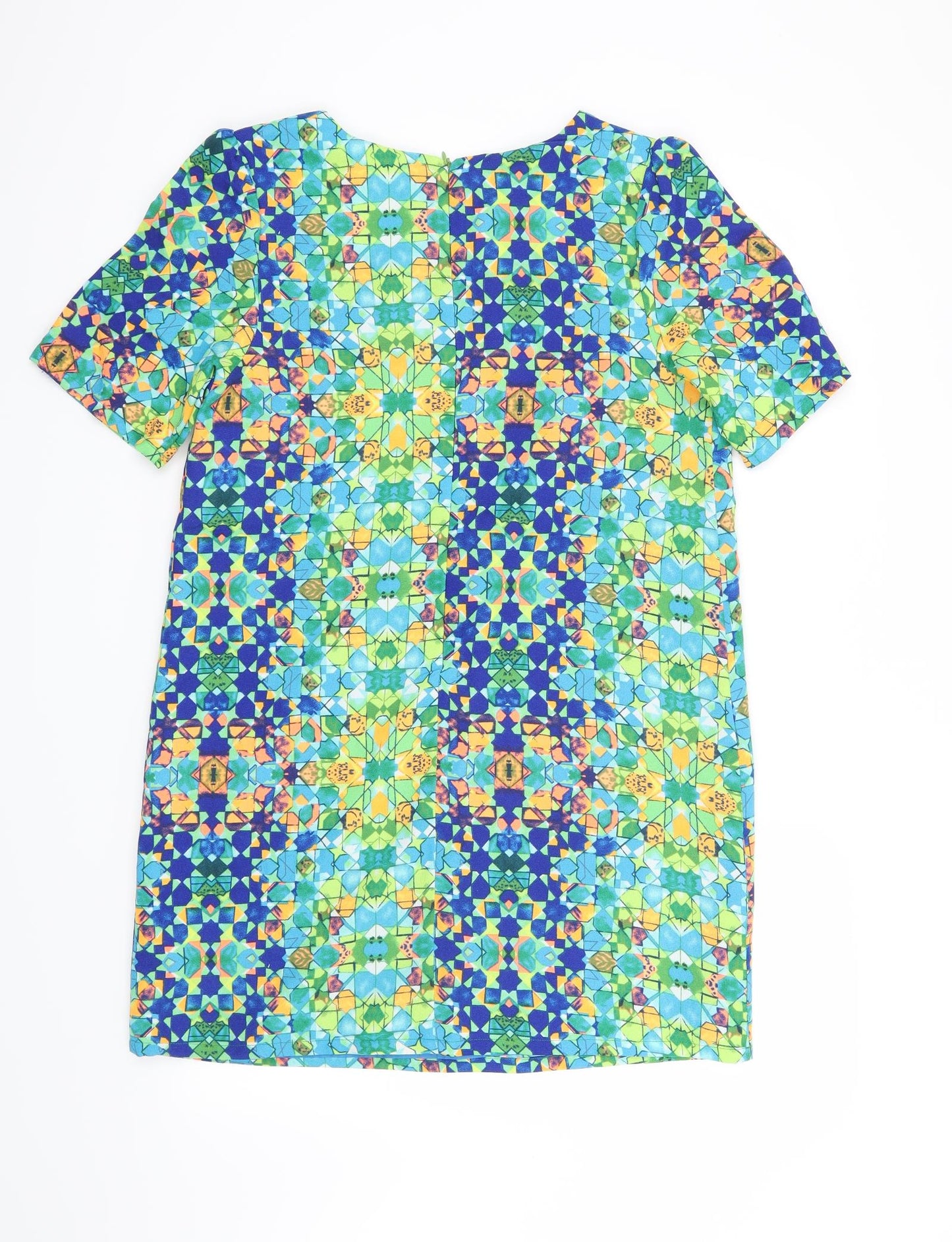 Atmosphere Womens Green Geometric  Shift  Size 12