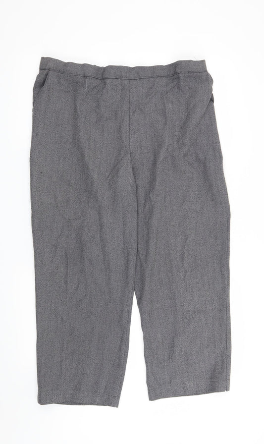 Preworn Womens Grey   Trousers  Size 18 L24 in
