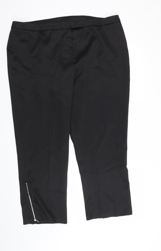 Tyler Womens Black   Trousers  Size 20 L27 in