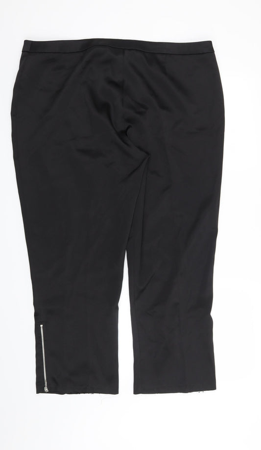 Tyler Womens Black   Trousers  Size 20 L27 in