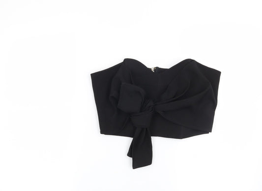 Preworn Womens Black   Basic Blouse Size 10