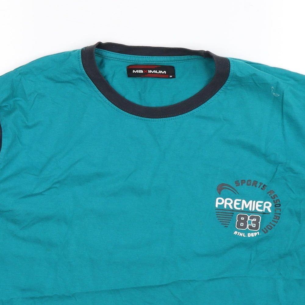 Maximum Mens Green    T-Shirt Size M
