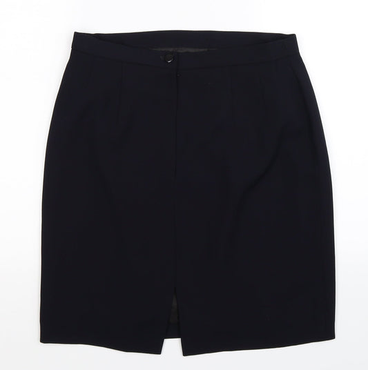 Preworn Womens Blue   Straight & Pencil Skirt Size 30 in
