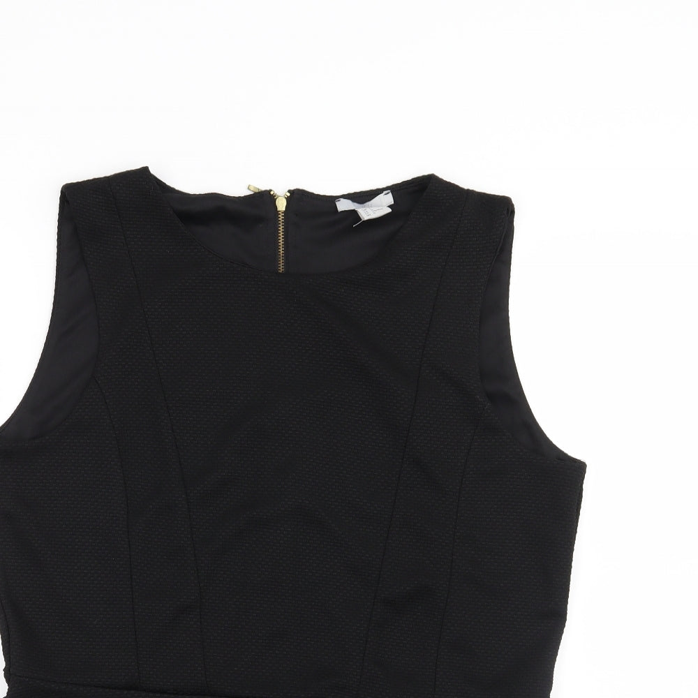 H&M Womens Black   Basic Blouse Size L