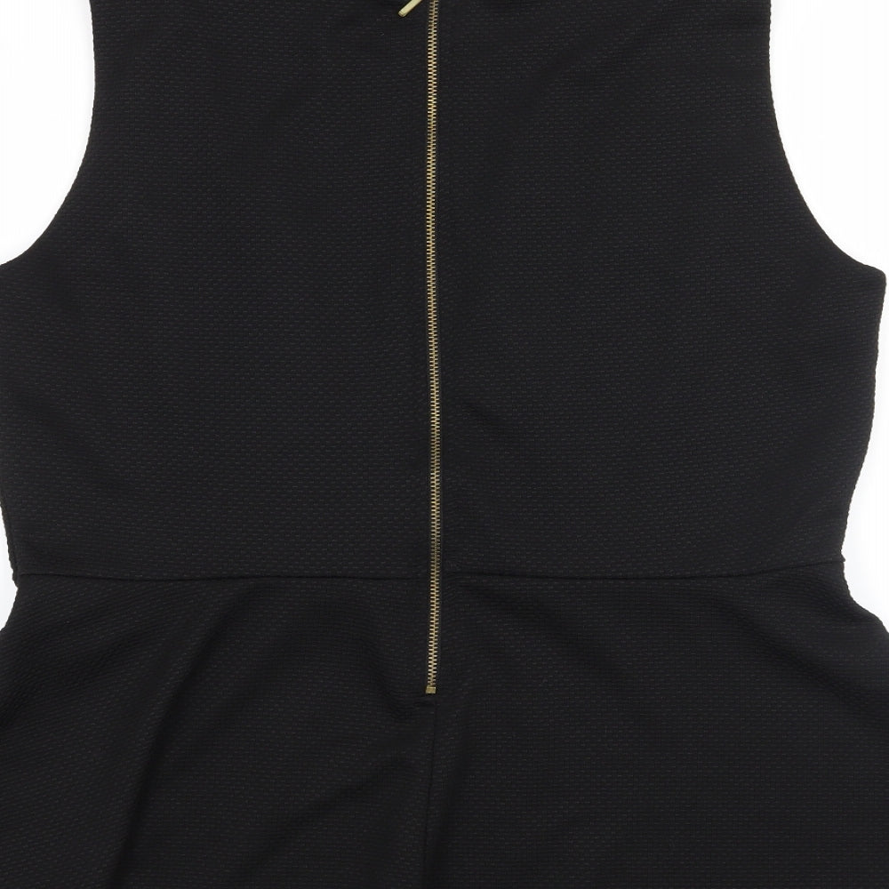 H&M Womens Black   Basic Blouse Size L