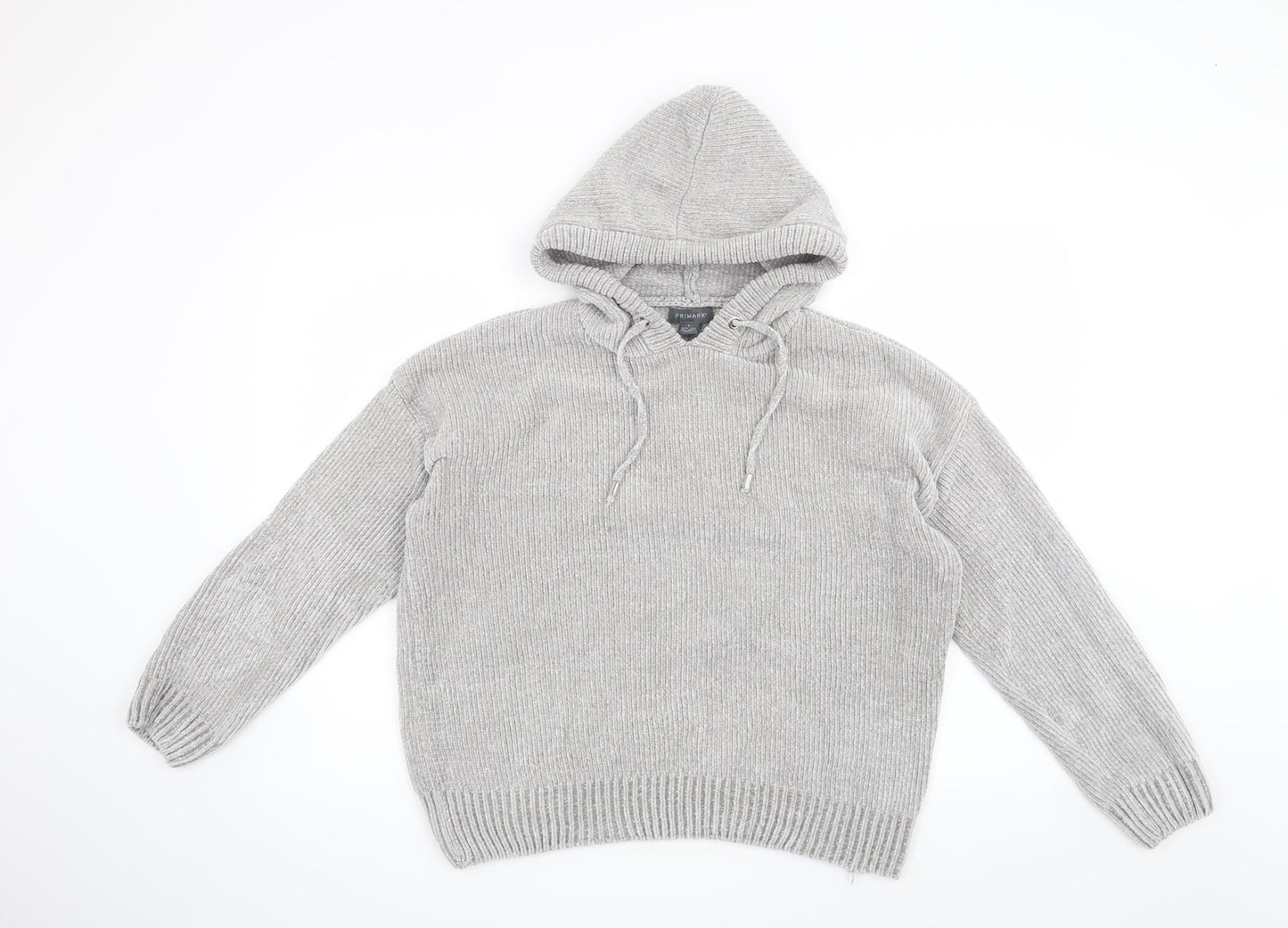 Primark Womens Grey   Pullover Hoodie Size 10
