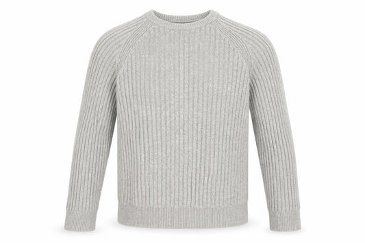 BOSTON CREW Mens Grey  Knit Pullover Jumper Size S