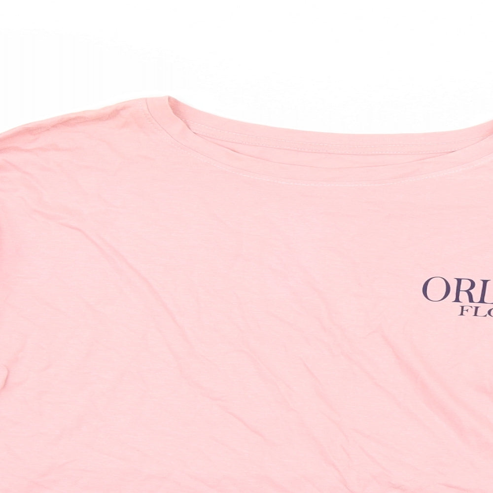 SOUTHERN SPIRIT Womens Pink   Basic T-Shirt Size M