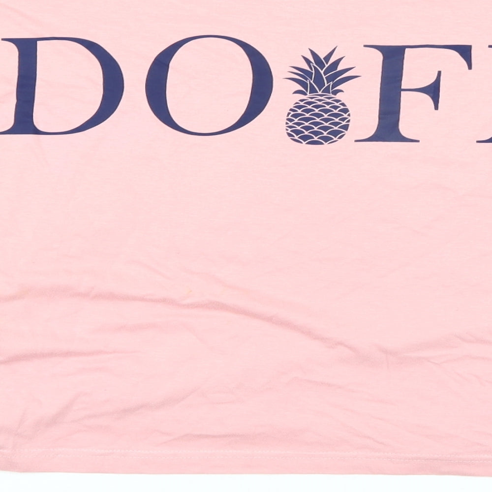 SOUTHERN SPIRIT Womens Pink   Basic T-Shirt Size M