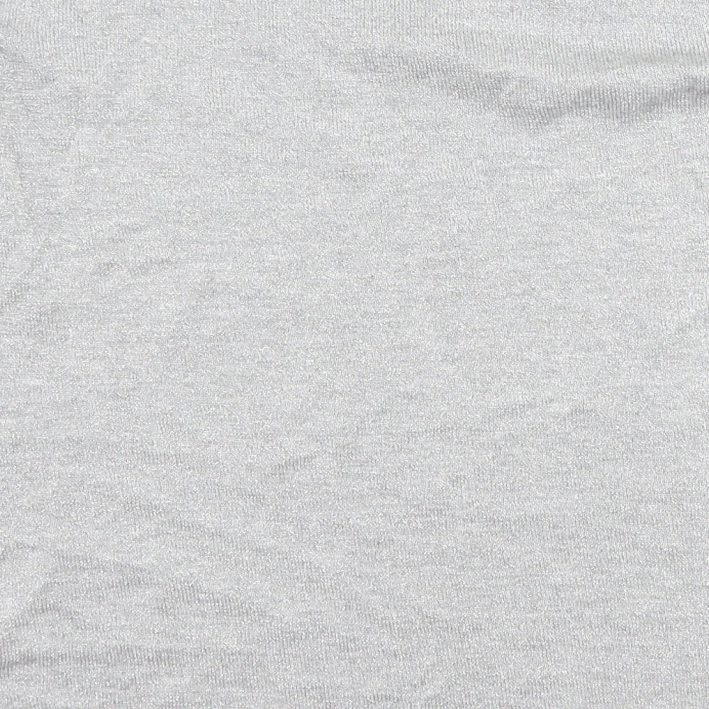 Preworn Womens Silver   Basic T-Shirt Size S