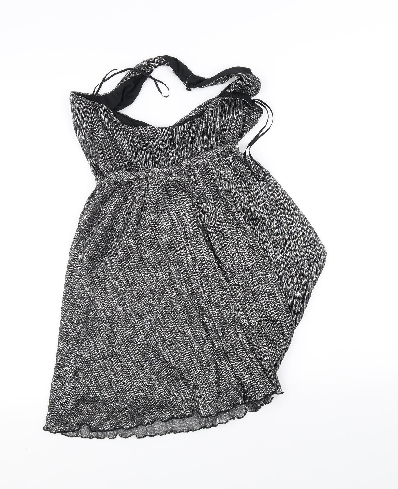 Miss Selfridge Womens Silver   A-Line  Size 6