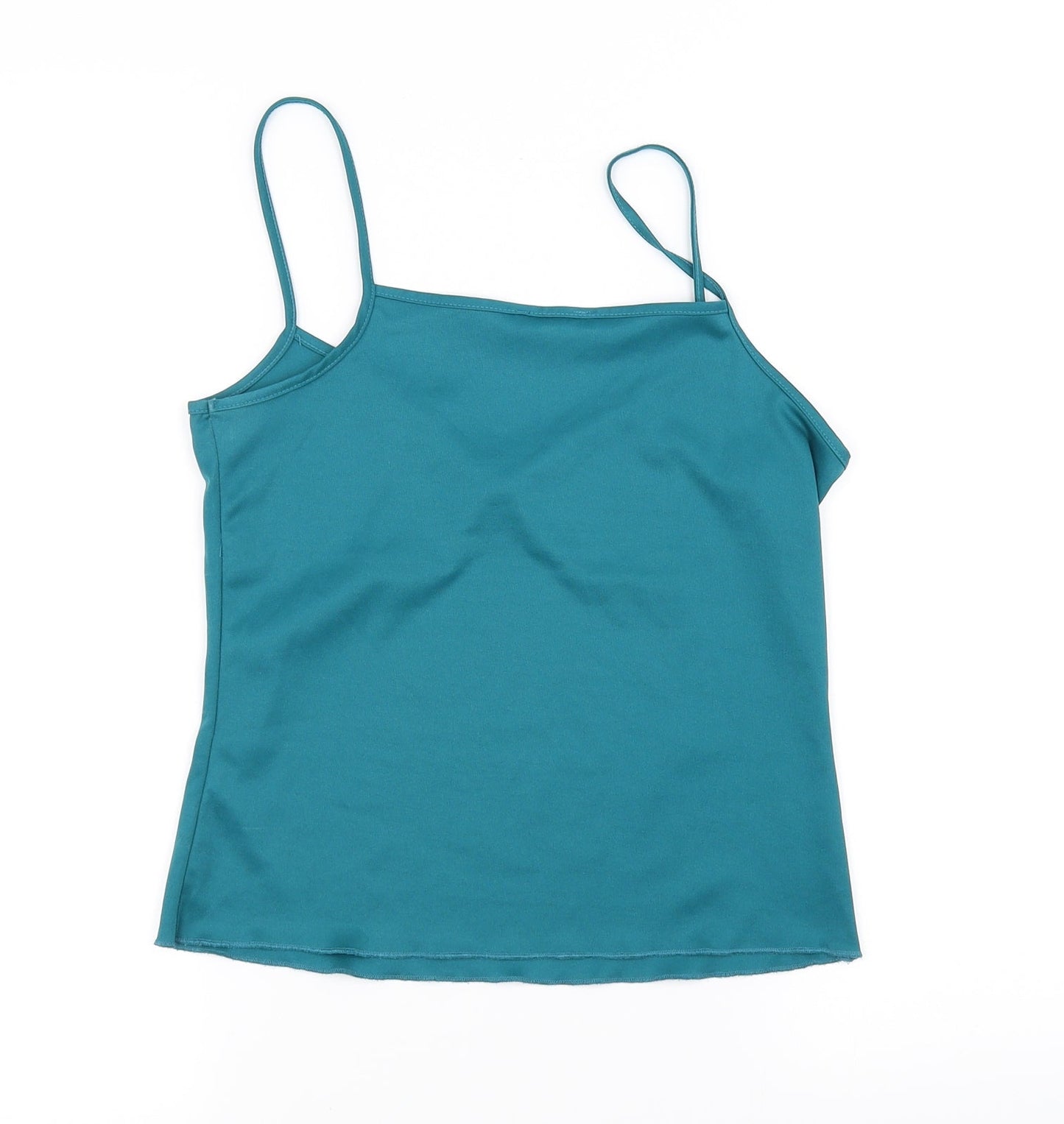 Preworn Womens Green   Basic T-Shirt Size 10
