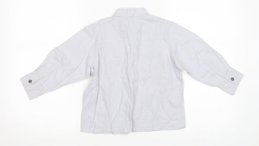 NEXT Boys Grey   Basic Button-Up Size 3 Years