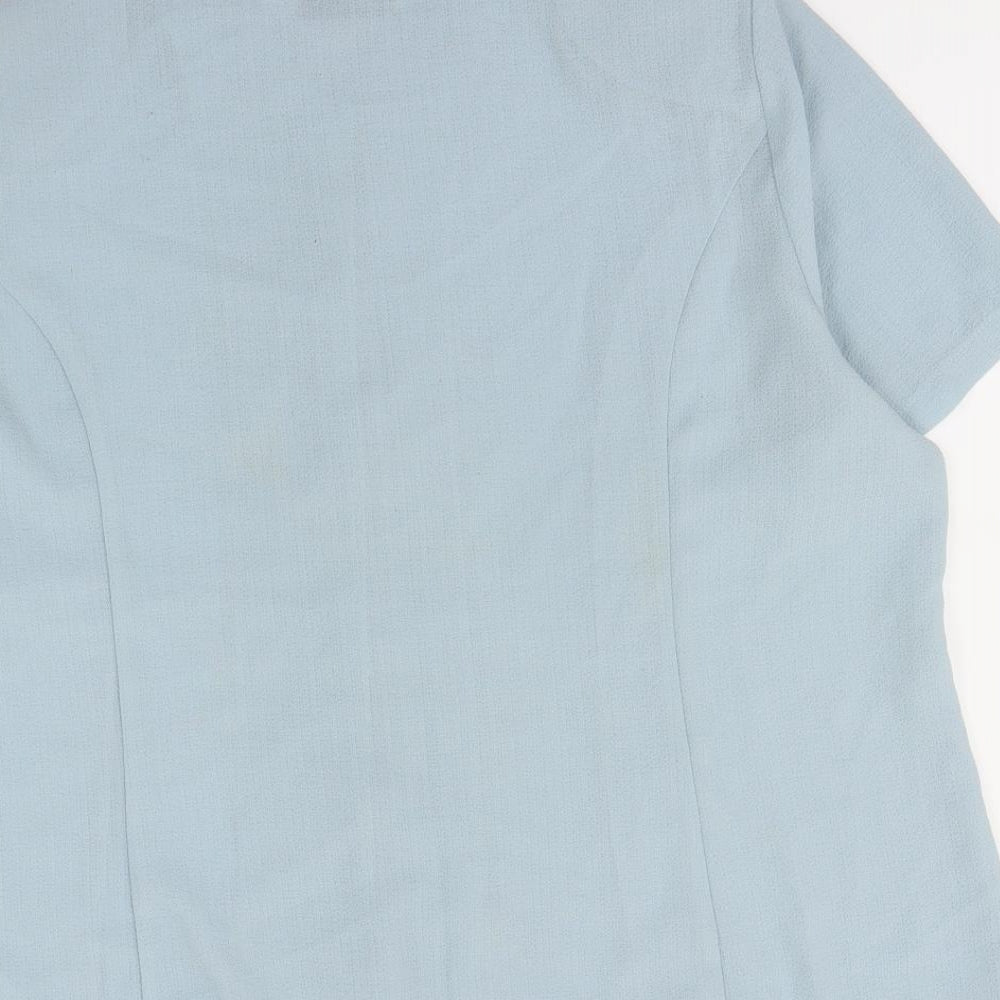 Clothes Contact Womens Blue   Basic Button-Up Size 20
