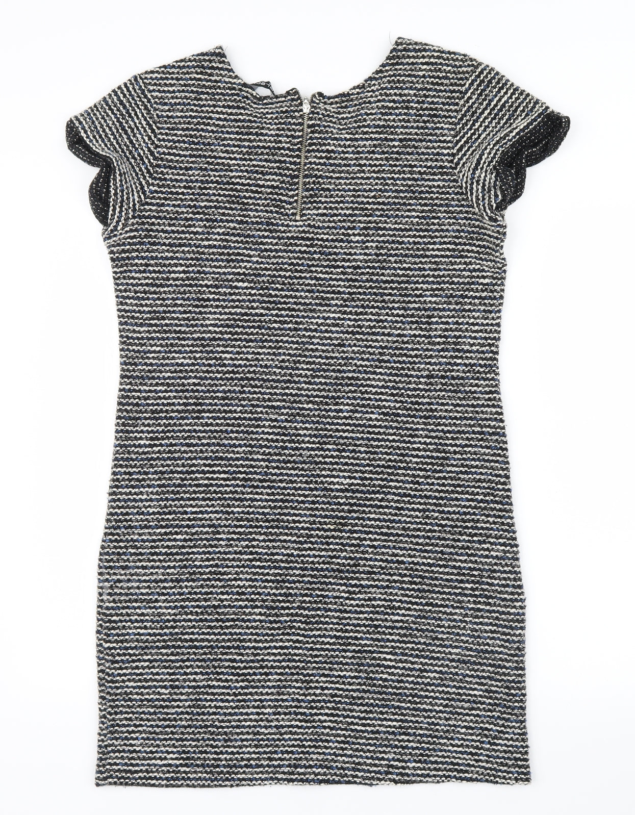 Select Womens Blue  Knit Shirt Dress  Size 12