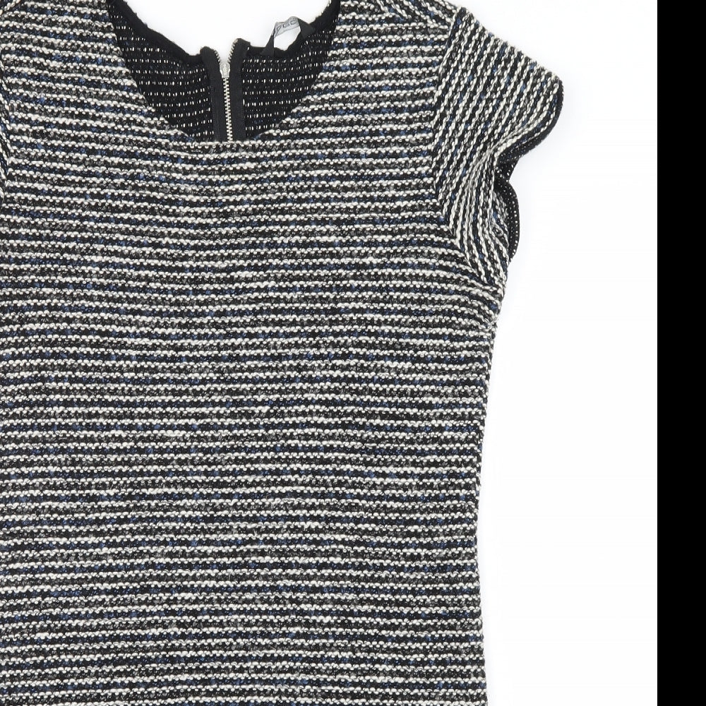 Select Womens Blue  Knit Shirt Dress  Size 12